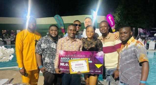 abdul karim sesay awarded africell's top honour 