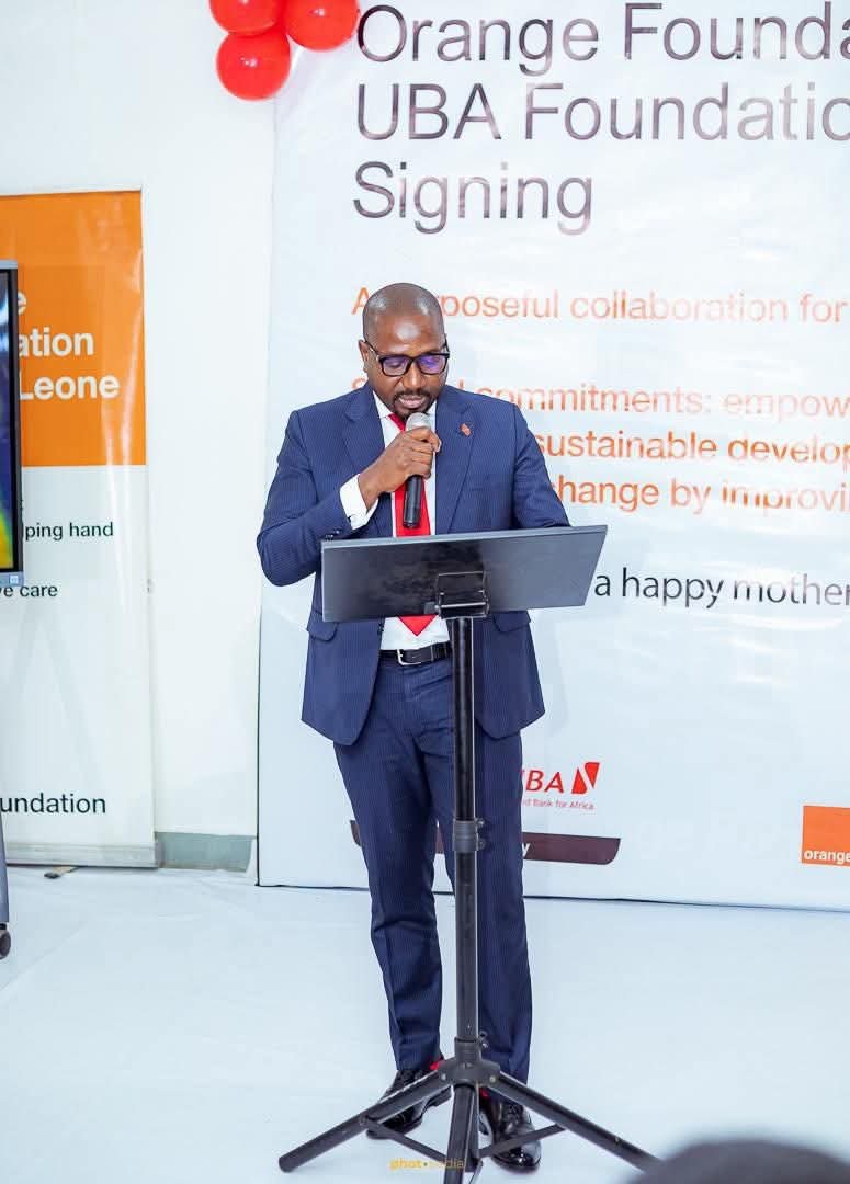 uba foundation and orange foundation sign mou to strengthen maternal healthcare in sierra leone 