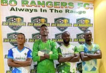 Bo Rangers Unveiling Ceremony Was a Huge Success Hello guys, The unveiling ceremony was a huge success. Thanks to all of us and the management of BR. At a time like this, we should be proud to say we’re fans of BR. ✊? We remain committed to providing our support to the management of Bo Rangers. Particularly in providing bus services to convey REGISTERED FANS for all away matches. On the other hand, management has reassured the fans of its unwavering commitment in ensuring we bring home the trophy this season with a clean slate. Additionally, it is now official that Bo Rangers is putting together an academy from which players would be sourced in the coming seasons. Most excitingly, the executive chairman of Bo Rangers in no uncertain terms expressed his satisfaction on behalf of his management team and the board of directors over the priceless support the fans have provided over the years. ✊?✊? Finally, the executive of the fan club is encouraging all fans of Bo Rangers to register/or update their membership status. Long Live Bo Rangers God bless the fans We will always be in the range. Cheers, Tejan Koroma. Chairman, Bo Rangers Fan club.