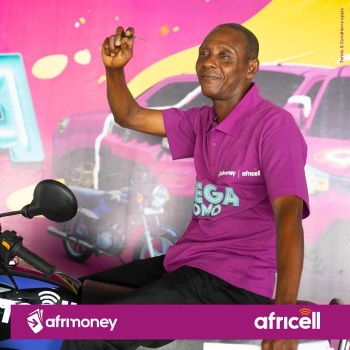 Africell Presents Eighth TVS Motorbike To Subscribe
