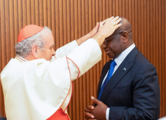 President Julius Maada Bio Welcomes Cardinal Arrigo Miglio to Sierra Leone image