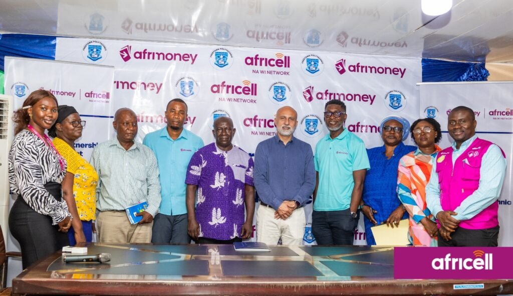 africell and freetown polytechnic forge strategic partnership at jui campus 