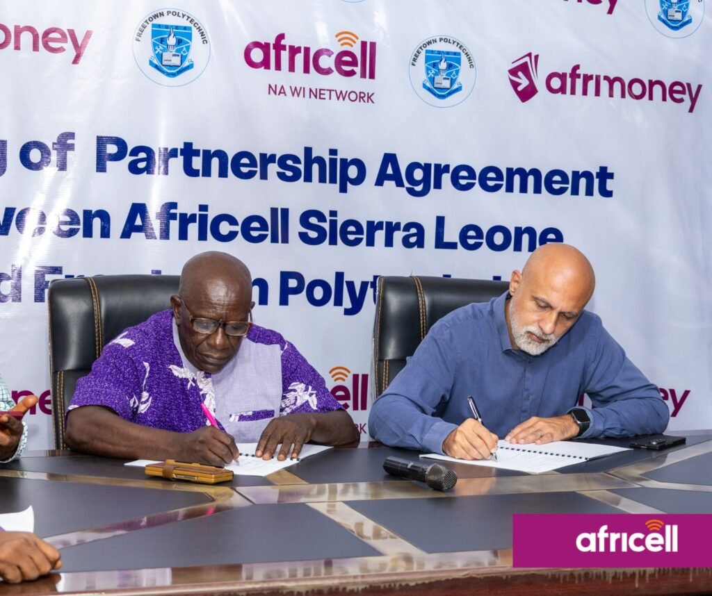 africell and freetown polytechnic forge strategic partnership at jui campus 